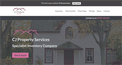 Desktop Screenshot of cjpropertyservices.com